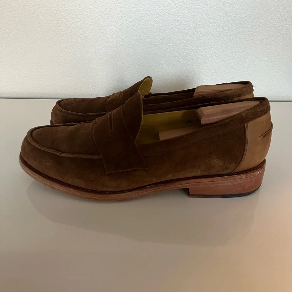 3Sixteen & Blackstock & Weber Suede Men's Loafers - Picture 4 of 11